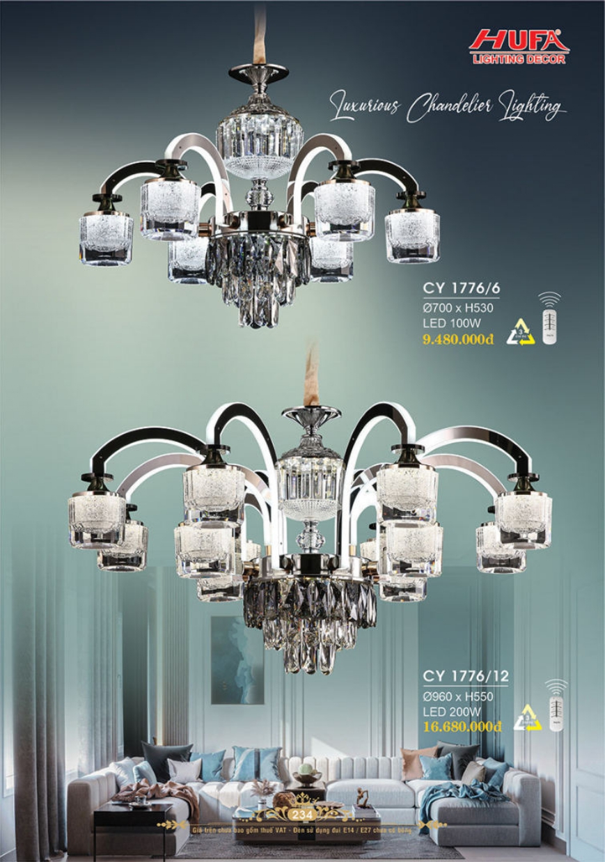 Bảng giá đèn trang trí HUFA